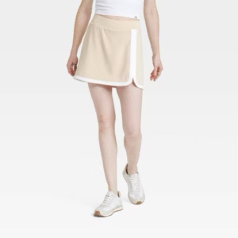 JoyLab high rise piped skirt